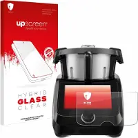 Upscreen Schutzglas für SilverCrest Monsieur Cuisine Smart BLACK EDITION Schutzfolie Panzer Folie Glas Display Schutz klar