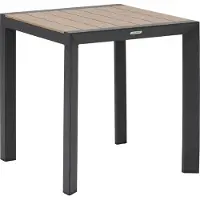 Hespéride Gartentisch "évasion" holzeffekt honey &amp graphite 2-sitzer lates aus aluminium -
