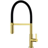 Gurari Küchenarmatur Herunterziehbare Küchenarmatur Tap 7003-G, Gold Design