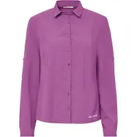 Vaude Langarmshirt "WOMEN'S ROSEMOOR LS SHIRT IV", Damen, Gr. 46, lila (magenta), Obermaterial: 100% Polyester, Shirts Langarmshirt, Langarm, für Trekking und Wandern, leicht und atmungsaktiv