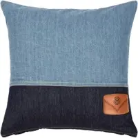 PAD Dekokissen "JEANS", blau, B:45cm L:45cm, Baumwolle, Dekokissen_Sitzkissen_Kissenhüllen, Dekokissen, Made in Europe, Kissenhülle ohne Füllung, 1 Stück