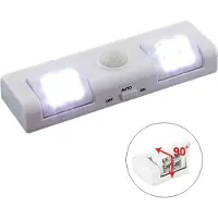 APT 8 LED-Leuchte mit Bewegungsmelder, weiß