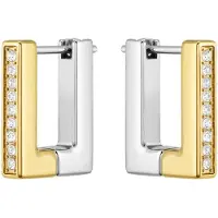 Lacoste Bicolor Stahlohrringe Impression 2040005
