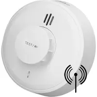 SAVS H10-W Drahtlos vernetzbarer Hitzemelder – 10-Jahres-Batterie – Küchenmelder – Optionales WLAN – Entspricht der europäischen Norm – LinkSmart