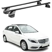 Menabo Dachträger für Mercedes B Klasse W246 2011-2018 75kg Stahl Schwarz 2x