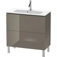 Duravit L-Cube Waschtischunterbau stehend, Compact, 2 Auszüge, 820x704x391mm, LC667408989