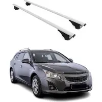 Omac Dachträger Grundtäger für Chevrolet Cruze Kombi 2008-2016 75kg Metall Silber 2x