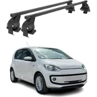 Menabo Dachträger Grundtäger für VW Up 2011-2016 Pre-FL 50kg Stahl Schwarz 2 tlg