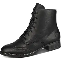 Rieker 73410-01 schwarz Schnürstiefel HW 21/22, Spocc:36