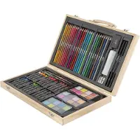 Creative Craft Group Kreative Aktentasche aus Holz 79 Stück