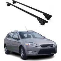 Omac Dachträger Grundtäger für Ford Mondeo Turnier 2007-2010 PRE-FL 75kg Schwarz 2x