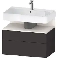 Duravit Waschtischunterschrank Qatego 79x47x59cm, w m/Gr m, 1 Kast, m Nischenb