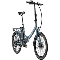 Fafrees Faltbares E-Bike F20 Light - 250W Motor 522WH Batterie 60KM Reichweite - Grau Blau