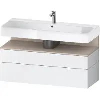 Duravit Waschtischunterschrank Qatego 119x47x59cm, T m/we m, 1 Kast, 1 Ausz.