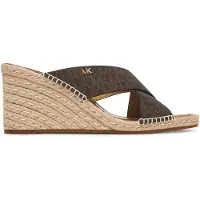 Michael Kors für Damen. 40R6KZMS1B Braune Kenzie-Sandalen (40), 3 bis 5 cm, Keine, Lässig