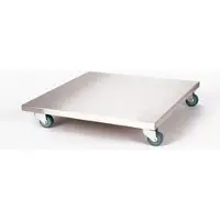 Szagato Möbelroller / Pflanzenroller (Profi) 50x50 cm, Edelstahl, 150 kg, PU-Rolle, Marke: , Made in Germany