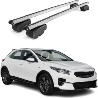 Omtec Dachträger Gepäckträger für Kia Xceed 2019-2025 Querträger ABE Alu Grau 2x