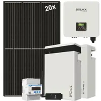 Solax Hybrid Solaranlage 7,6 kW + T-BAT H 5.8 Stromspeicher | kompl. Set | 0 % MwSt. (gem. § 12 Abs. 3 UStG)