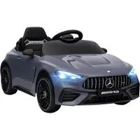 AIYAPLAY Kinder Elektroauto 2x12V Kinderauto mit Musik, MP3, Sanftem Start/Stopp