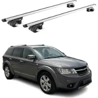 Omac Dachträger Grundtäger für Fiat Freemont 2011-2016 90kg Alu Silber 2 tlg ABE