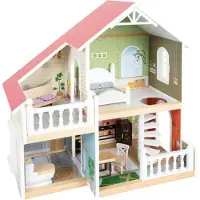 Small Foot Puppenhaus mit Dachterrasse, Holz