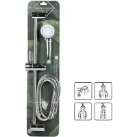 Urban Living Brausegarnitur 3 Düsen, Wandhalterung, Schlauch 150cm