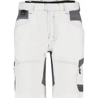 Dassy Stretch-Malershorts Axis Women 250092 PESCO41 Gr. 38 weiß/anthrazitgrau