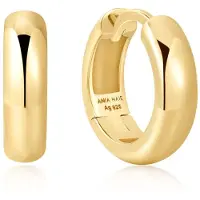 Ania Haie Gold Dome Band Huggies Ohrringe