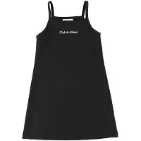 Calvin Klein Sommerkleid Skater LVCKSJH08G Schwarz Regular Fit