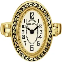 Bulova Art Deco Ring 97L188 Damenarmbanduhr