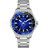 Bulova Herren Armbanduhr Marine Star 98B471 Automatik Edelstahl