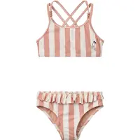 Liewood Belle Bikini, Coral Blush/Creme de la Creme Stripe, 104