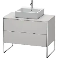 Duravit Waschtischunterbau XSQUARE 778x1000x548mm nordic weiß seidenmatt 778 x 1000 x 548 mm nordic weiß seidenmatt