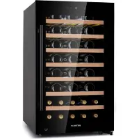 Klarstein Barossa 50 Uno Weinkühlschrank 1 Zone 120 Ltr 50 Fl Touch-Display Schwarz