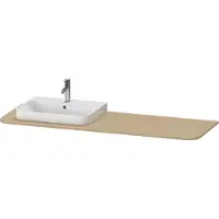 Duravit Waschtisch-Konsole Happy D.2 Plus 160x55cm, m 1 AS, Beck. li, Medit. Ei