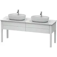 Duravit Luv Waschtischunterbau stehend, 1733 x 570 mm, 2 Auszüge, LU9562B3636