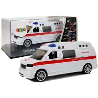 Leantoys Lean Toys Krankenwagen Ambulanz Sound Licht Sirene Spielzeug Rennwagen Pullback, Größe:UNIVERSAL