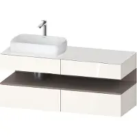 Duravit QA4765043220000 QAT KWTU WH Eck 1400x550x600 Wß Hgl.