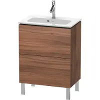 Duravit L-Cube Waschtischunterbau stehend, Compact, 2 Auszüge, 620x704x391mm, LC667307979