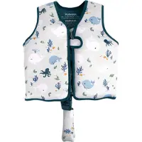 Filibabba Schwimmweste - 1-2 Jahre - UV50+ - Christians Whale Ge - - One Size - Schwimmwesten