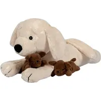 ByAstrup Kuscheltiere - Hund m. Welpen - - One Size - Kuscheltiere