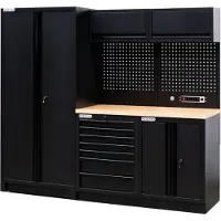 Feistos , Werkzeugschrank EOS 1 Blackline, 228 x 61 x 200 cm (B x T x H)