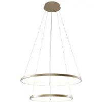 Zuma Line LED-Pendelleuchte 2500 lm 3000+4000+6000K Gold BRENO 18140GD-2
