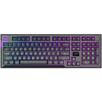 Preyon Silent Claw PC Tastatur Kabellos Gaming Mechanisch Gasket Mount Gateron Brown Pro LCD Display RGB Beleuchtung MDA PBT Keycaps Full Size