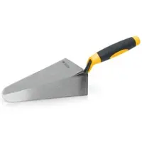 Vito Geschmiedete Maurerkelle rund 220mm Typ Madrid Gehärteter Stahl Bi-Material Griff