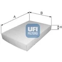 Ufi 53.122.00 Innenraumfilter Pollenfilter für CHRYSLER PT CRUISER (PT)