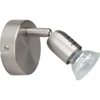 Brilliant LED Wandspot Loona | zeitlose Wandleuchte | Metall | eisen | Kopf schwenkbar | 1x GU10 max 3 W