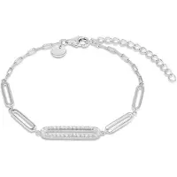 Tom Tailor Damen Armband Silber 925 - Stein Zirkonia weiß, silber, Gr. ONESIZE