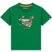 GUESS T-Shirt N6GI12 K8HM4 Grün Regular Fit