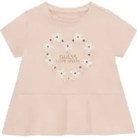 GUESS T-Shirt K6GI20 K6YW4 Hellrosa Regular Fit